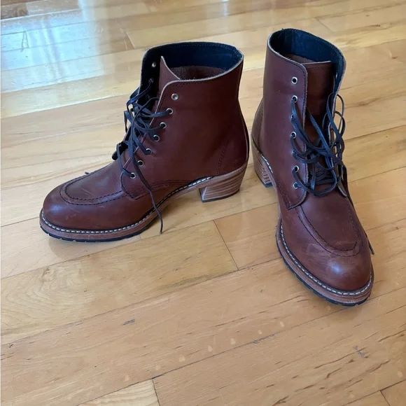 Red Wing Heritage Clara Brown Heeled Boots - 8.5 - Picture 1 of 7